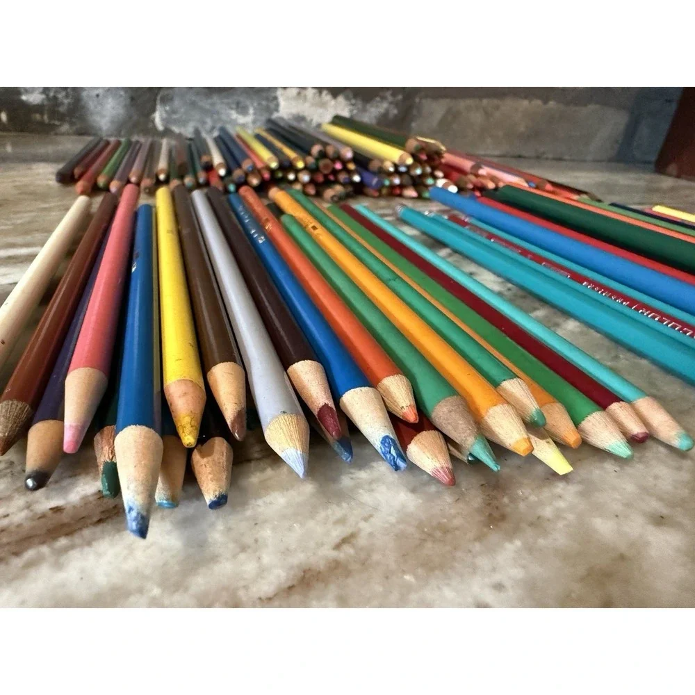 Lot 160+ Vintage Prismacolor Colored Pencils Berol Colorific Premier Scholar USA